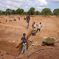 Construction d'un étang de pêche